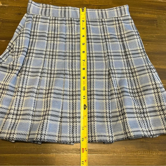 Free People Honey Pleated Skirt Blue Ocean - Picture 8 of 10